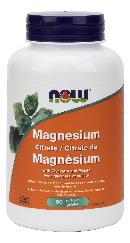 NOW Magnesium Citrate 90softgels