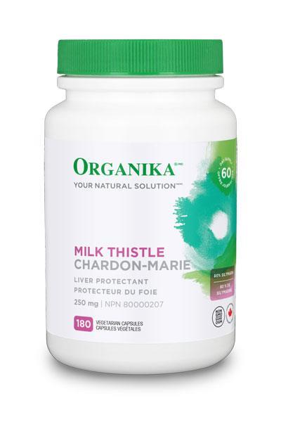 Organika Milk Thistle 180 Veg Caps 250 Mg